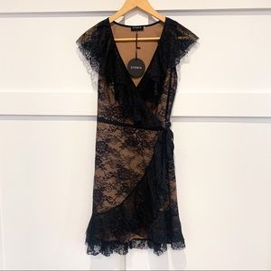 Storia (Vici) Black Lace Wrap Dre…
